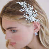 Pearl Hairpin Tiara Bridal Crystal Headband Vintage Wedding Hair Accessories