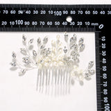 Pearl Hairpin Tiara Bridal Crystal Headband Vintage Wedding Hair Accessories