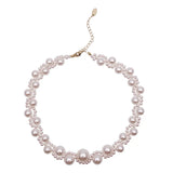Romantic Pearl Pendant Necklace for Women, Party Gift