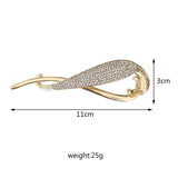 Pearl Metal Hair Clip Diamond Hairpins Ponytail Holder Hair Claw Pins And Clips