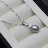 Natural Pearl Pendant 925 Sterling Silver Jewelry For Women Gift