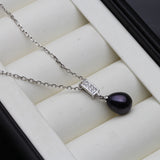Natural Pearl Pendant 925 Sterling Silver Jewelry For Women Gift