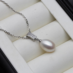 Natural Pearl Pendant 925 Sterling Silver Jewelry For Women Gift