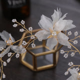 Pearls Wedding Headbands Crystal Hairbands Bridal Hair Jewelry