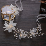 Pearls Wedding Headbands Crystal Hairbands Bridal Hair Jewelry