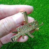 Bling Bling Brass CZ Pendant CZ Men Necklace Hip Hop Jewelry CN130
