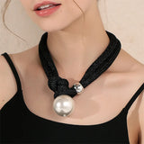 Big Pearl Necklace Women Statement Chokers Jewelry