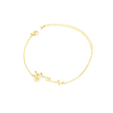 Personalised 12-Month Flower Name Necklace for Women
