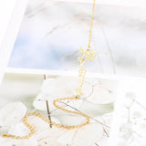 Personalised 12-Month Flower Name Necklace for Women