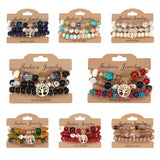 Life Tree Glass Bead Bracelet Retro National Style