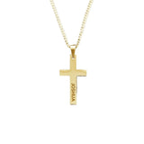 Personality Cross Pendant Necklace Stainless Steel Choker Gift