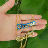 Acrylic Letter Pendant Name Necklace Girl Christmas