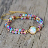 Colorful Double-layer Stone Bracelet for Women