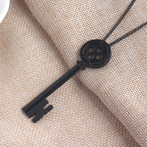 Halloween Metal Coraline Key Skeleton Props Neil Gaiman Retro