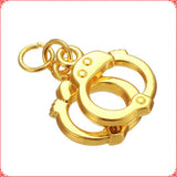 Personality Handcuffs Pendant DIY Jewelry Accessories Alloy Necklace