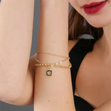 High Plated Multilayer Women Bracelet Ins Female Jewelry