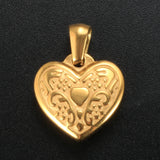 Love Pendant Stainless Steel DIY Charms for Jewelry Making