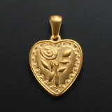 Love Pendant Stainless Steel DIY Charms for Jewelry Making