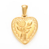 Love Pendant Stainless Steel DIY Charms for Jewelry Making