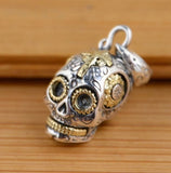 Punk Skull Pendant Necklace for Men Hip Hop Jewelry Gift