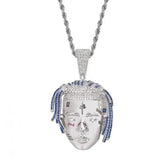 Men's Iced Out Cz Chains Hip Hop Punk Pendant Necklaces