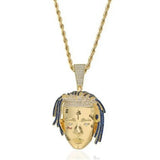 Men's Iced Out Cz Chains Hip Hop Punk Pendant Necklaces