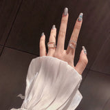 Personality Start Adjustable Ring Female Niche Couple Ring
