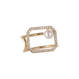 Personality Start Adjustable Ring Female Niche Couple Ring