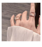 Personality Start Adjustable Ring Female Niche Couple Ring