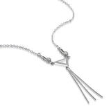 Sterling Silver Glamour Fringe Necklace for Women