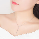 Sterling Silver Glamour Fringe Necklace for Women