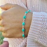 Personality Women Natural Stone Bracelet Boho Anniversary Jewelry