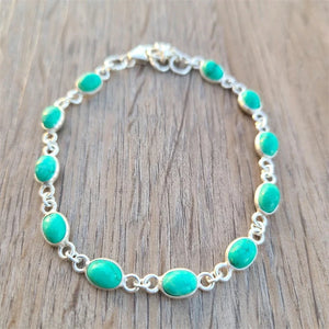 Personality Women Natural Stone Bracelet Boho Anniversary Jewelry