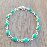Personality Women Natural Stone Bracelet Boho Anniversary Jewelry