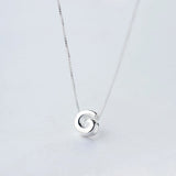 925 Silver Initial Letter Name Necklace Choker A-Z