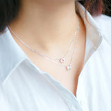 925 Silver Initial Letter Name Necklace Choker A-Z