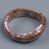 Custom Shell Bracelet Cuff Bangle