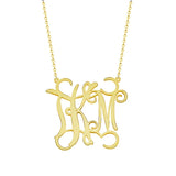 Personalized Monogram Necklace Initial Pendant Chains Birthday Jewelry