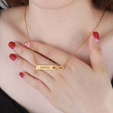 Personalized Infinity Pendant Name Eternity Love Necklace