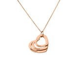 Custom Stainless Steel Women Necklaces Love Heart Pendant