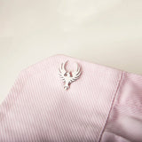 Phoenix Stainless Steel Cufflinks Animal Totem Faith Punk