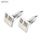 Musical Piano Keys Cufflinks for Men