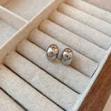 Vintage Twist Stud Earrings Geometric Metal Girls Gift
