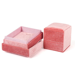 Velvet Jewelry Gift Boxes for Rings Earrings Key Chain