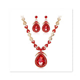 Diamonds Crystal Bridal Necklace Set Jewelry