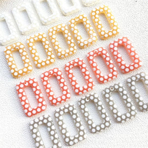 Rectangle Charms 40pcs 18*30mm for Garment Accessory Beading