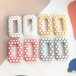Rectangle Charms 40pcs 18*30mm for Garment Accessory Beading
