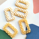 Rectangle Charms 40pcs 18*30mm for Garment Accessory Beading