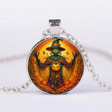 Pop Personality Creative Ghost Crystal Pendant Halloween Gift