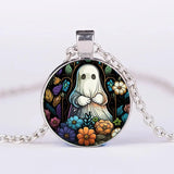 Ghost Crystal Pendant Halloween Gift Christmas Halloween